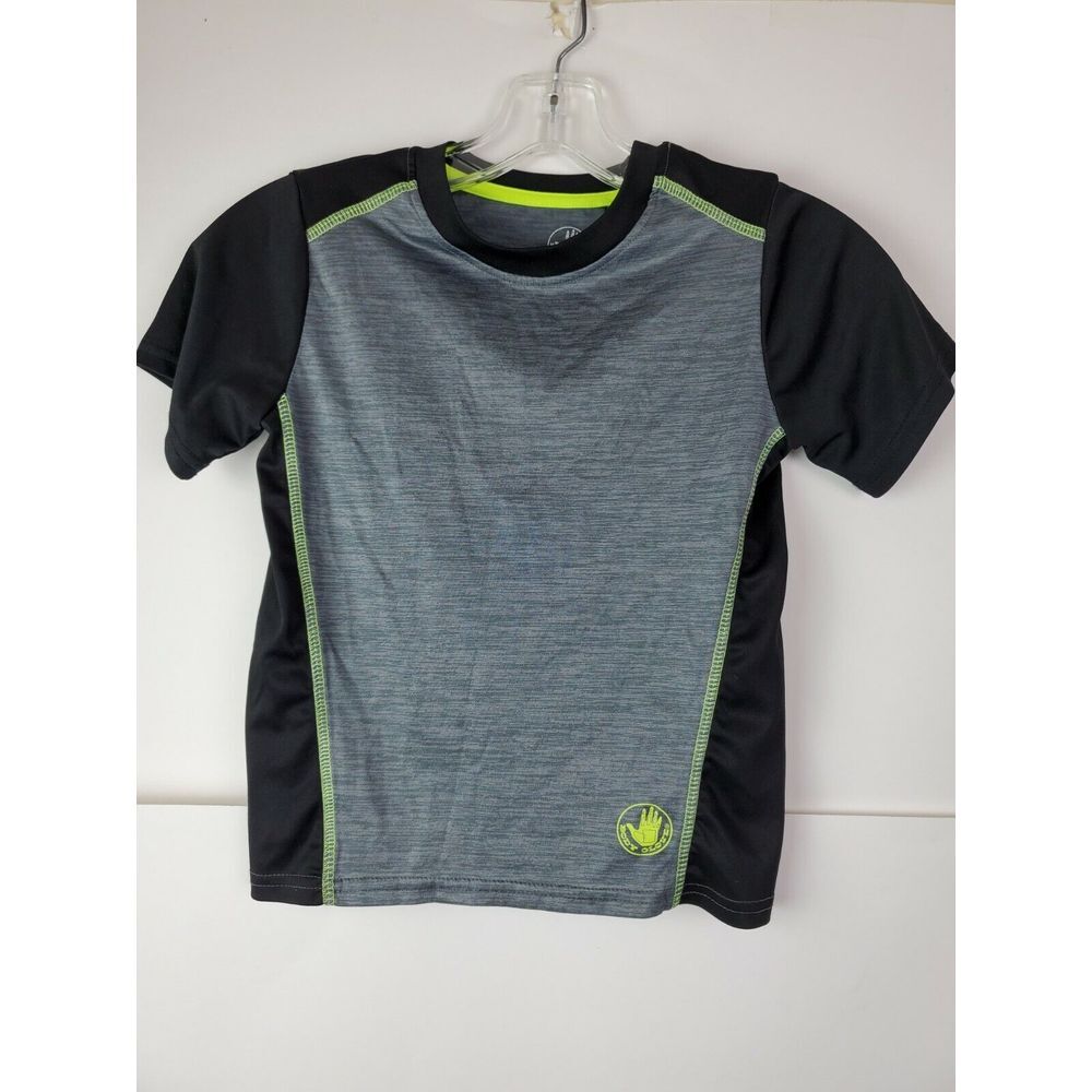 Body Glove Boys Size 6 Black Short Sleeve Collared Athletic Shirt